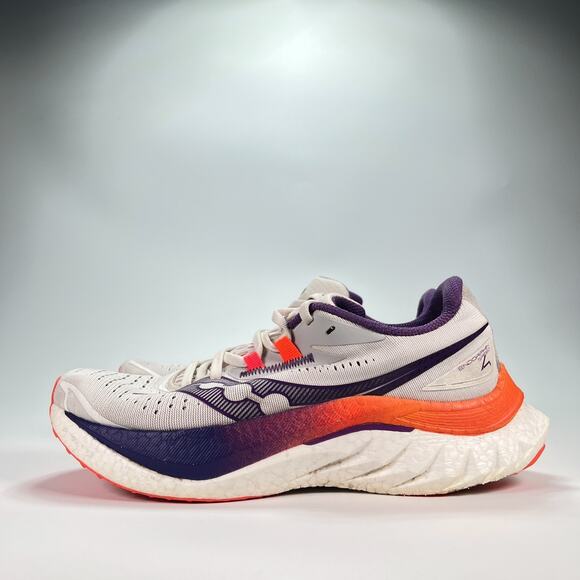 Saucony Endorphin Speed 4 White Purple Running Shoes S10940-129 Women's Size 7.5 - Picture 4 of 10
